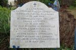 Lignières-Orgères commemorative plaque