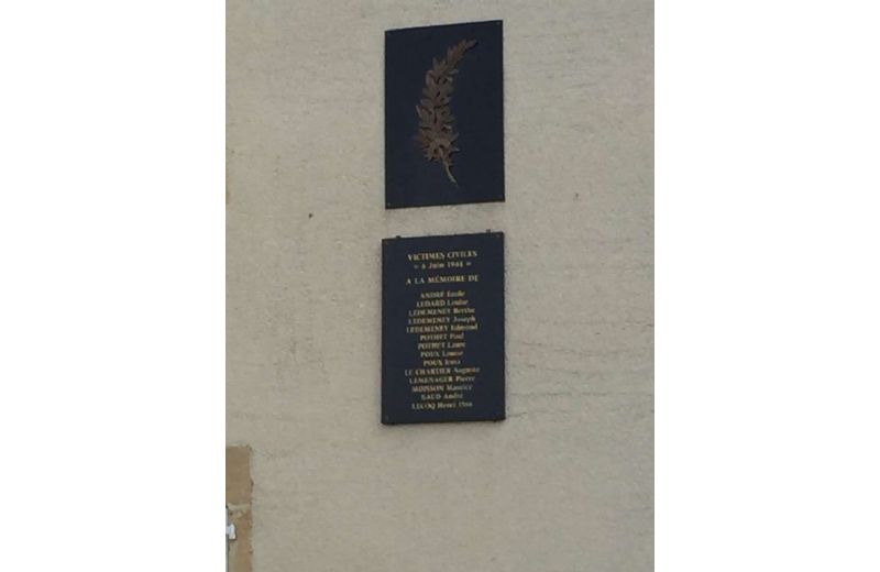 Stele of the civilian victims of Ver-sur-Ville