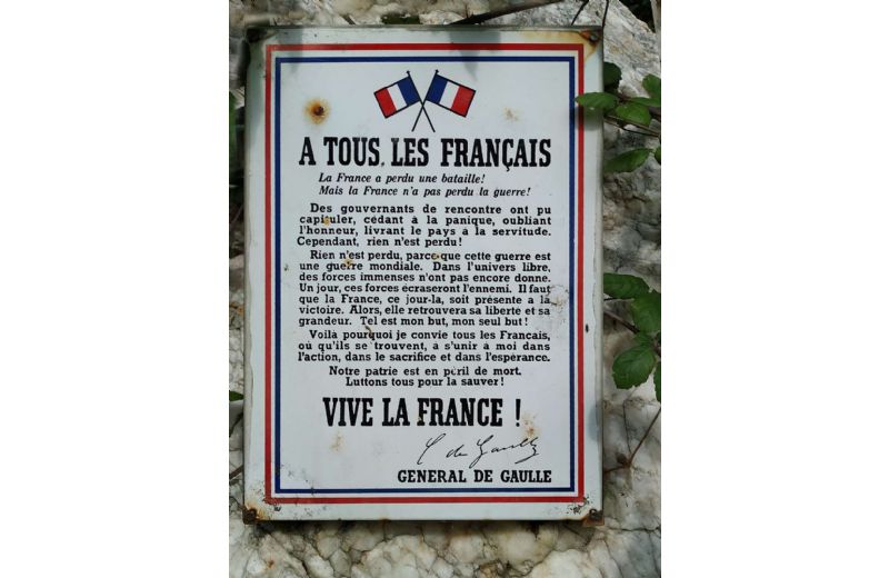 Charles de Gaulle stele Le Relecq-Kerhuon